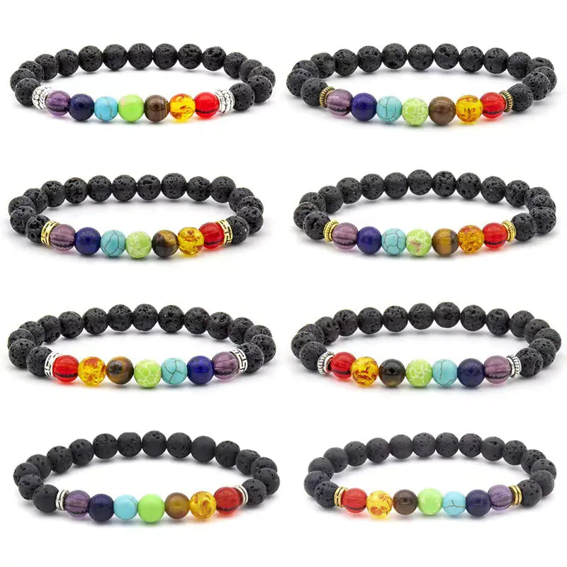 7 Chakra Crystal Bracelet for Yoga
