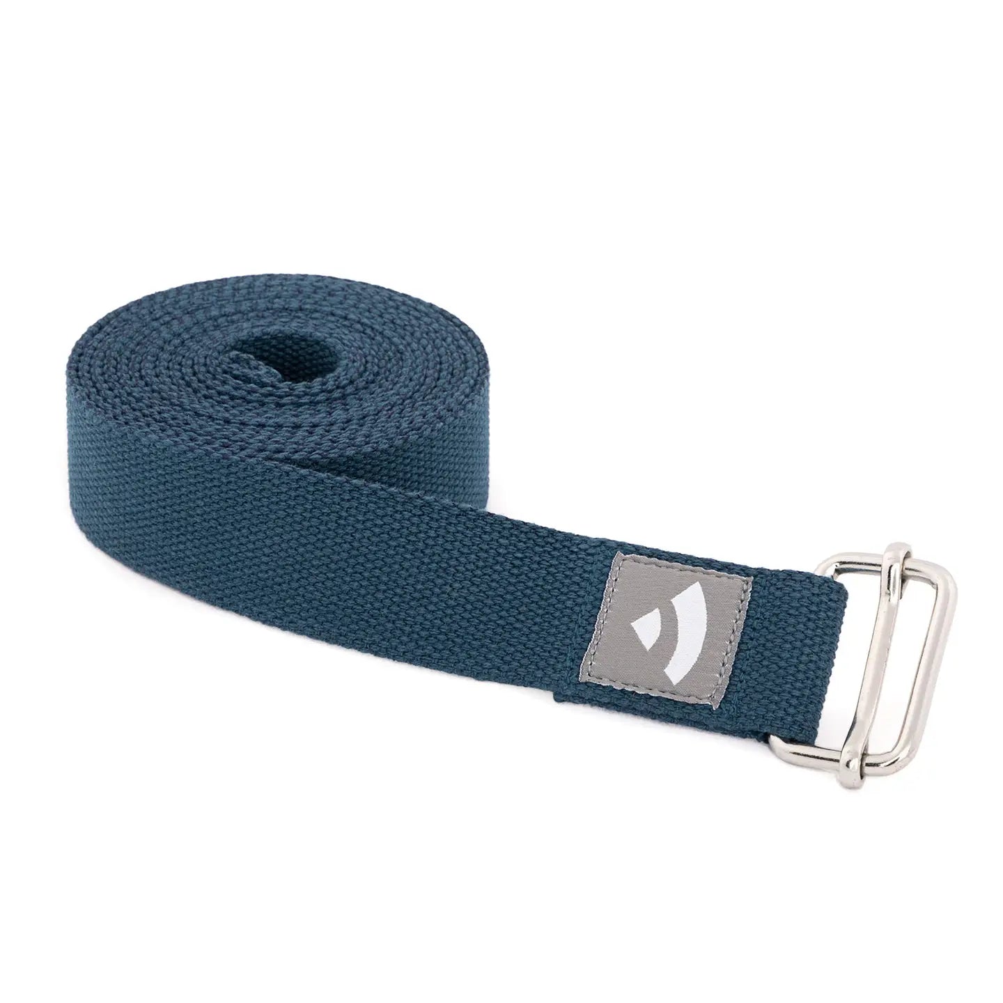 Asana Belt Yoga Strap with Sliding Buckle – 100% Cotton Adjustable Strap for Yoga and Pilates