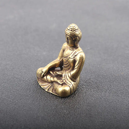 Brass Meditation Figure Sculpture for Home Decor