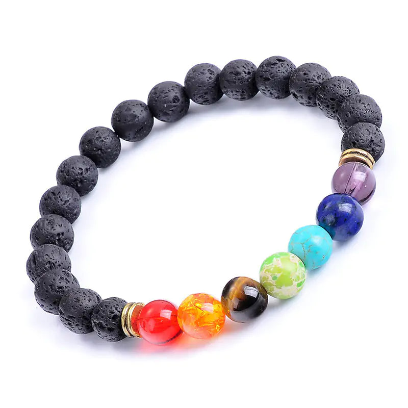7 Chakra Crystal Bracelet for Yoga