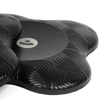 Gel Yoga Knee Pad (Pack of 2) – Black Ergonomic Cushions for Knees and Joints