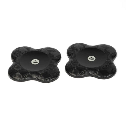 Gel Yoga Knee Pad (Pack of 2) – Black Ergonomic Cushions for Knees and Joints