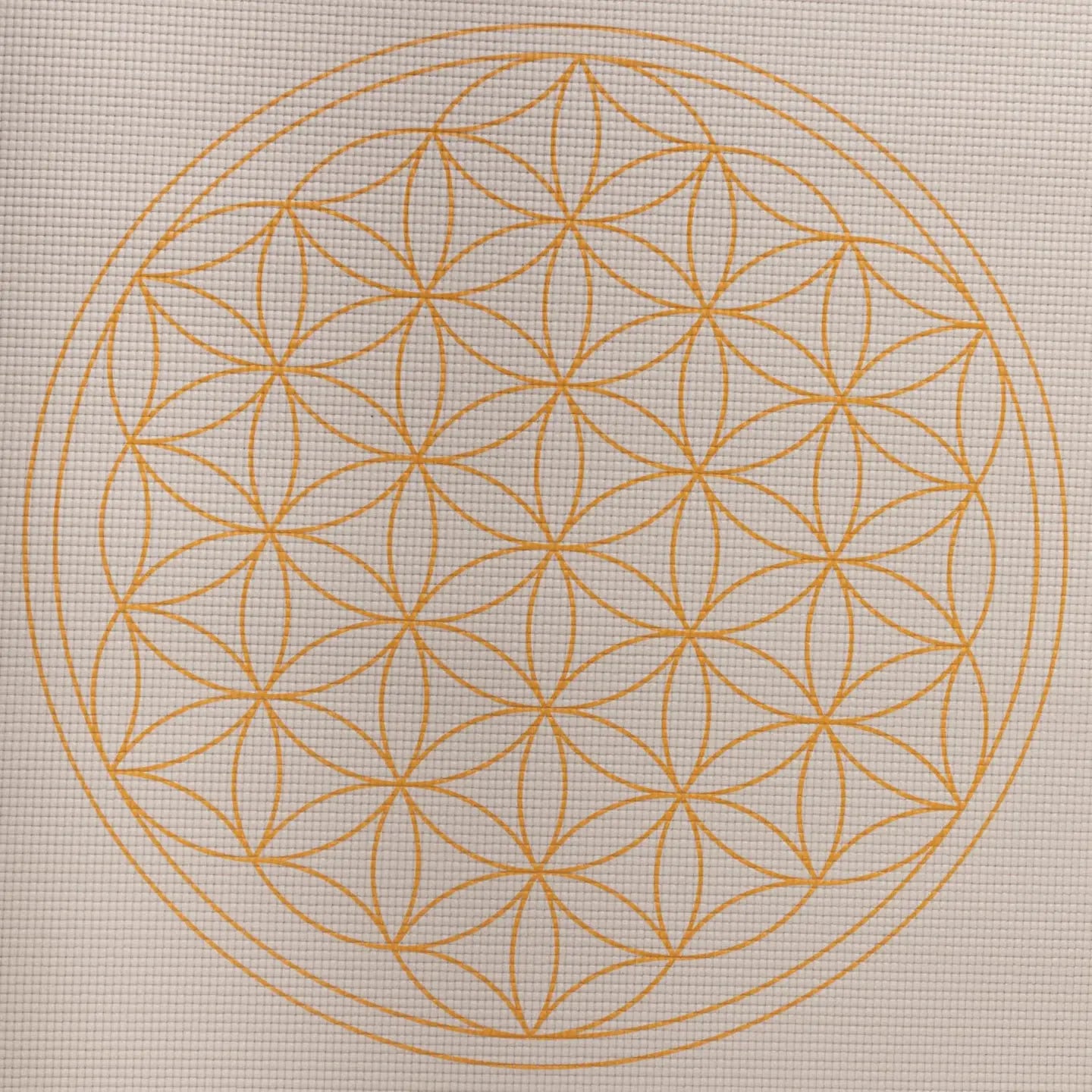 Leela Collection Flower of Life Yoga Mat – Non-Slip