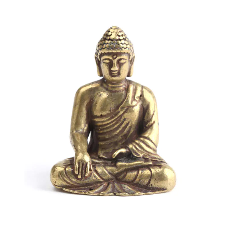 Brass Meditation Figure Sculpture for Home Decor