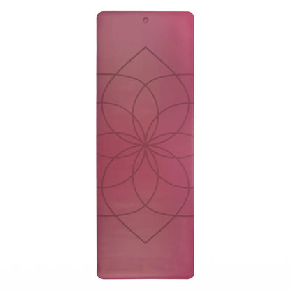 Phoenix Yoga Mat – Non-Slip, Sweat-Resistant PU & Natural Rubber with Alignment Guide