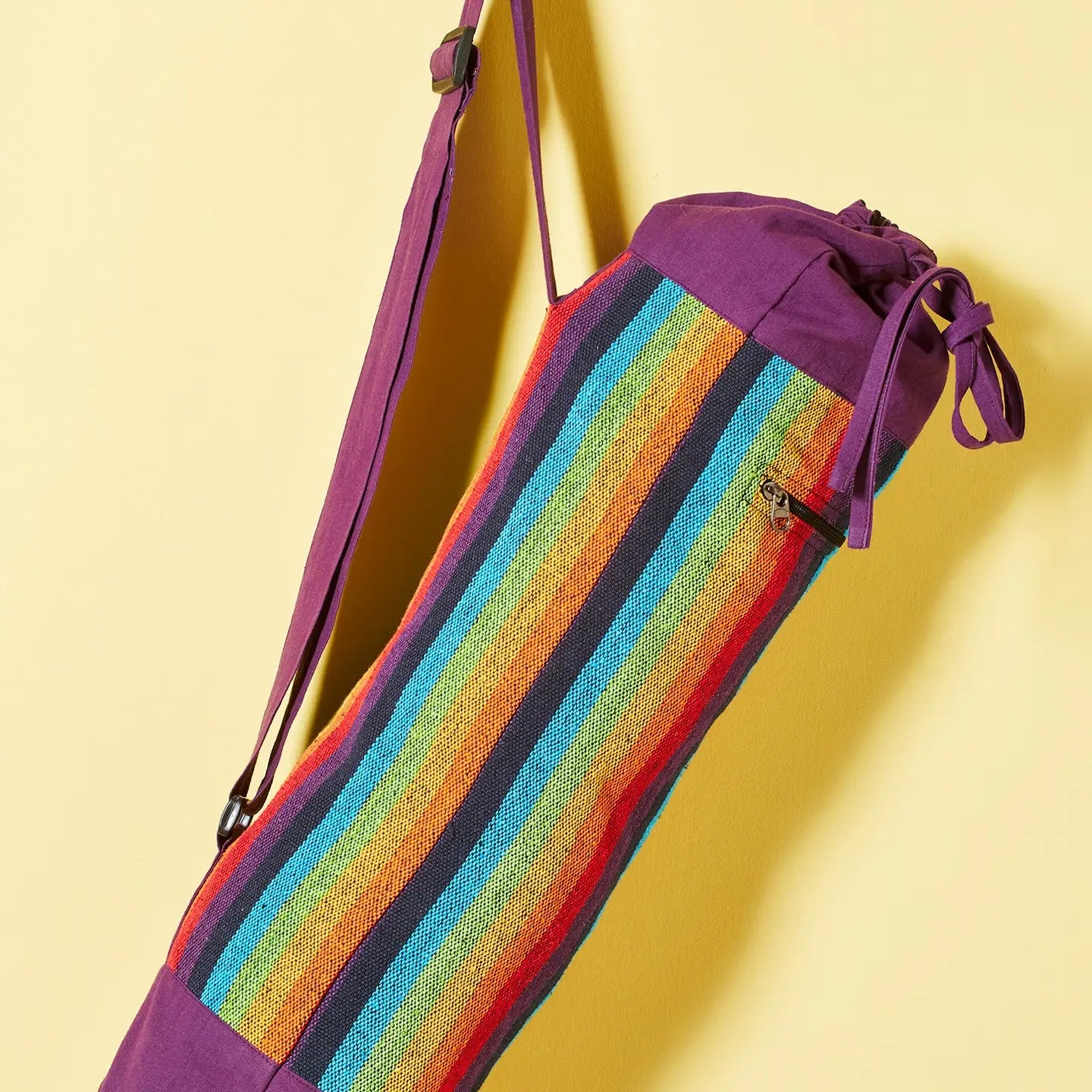 Rainbow Stripe Gheri Yoga Mat Bag