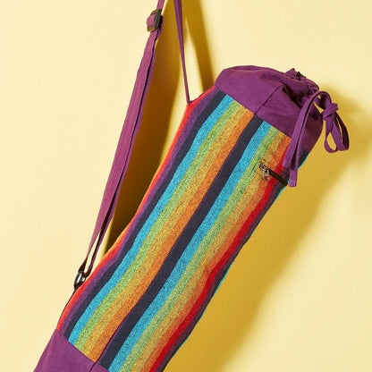Rainbow Stripe Gheri Yoga Mat Bag