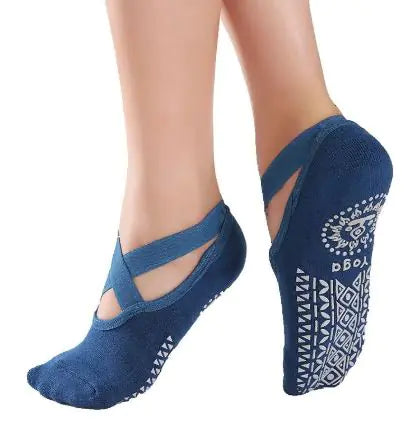 Cross belt yoga socks