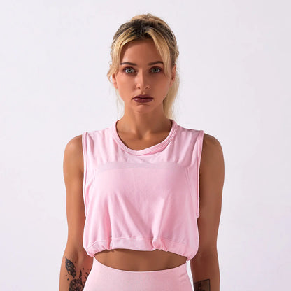 Seamless Yoga Top for Women – Breathable Sleeveless Workout Tank | Soft, Stretchy & Stylish Activewear