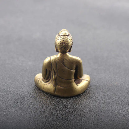 Brass Meditation Figure Sculpture for Home Decor